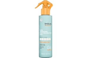 Imbue Curl Defending Hair Heat Protection Mist/Spray Vegan and Curly Girl Compliant 200 ML Paraben Free Heat Defense, for Dry Damaged Hair