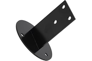 BODYGAD Soporte para Pasamanos, 6 Piezas Soportes Pasamanos Accesorios para Pared Barandilla Escaleras Ajustable Soporte de Barandilla con Tornillos para Barandillas de Madera Cuadradas O Redondas