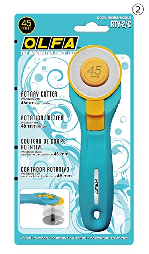 Olfa RTY-2CSTQR Rollschneider und Matte, aqua