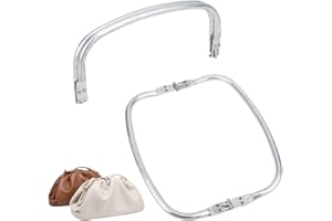 ‎CHGCRAFT CHGCRAFT 2 Stück 244mm Aluminium-Geldbeutel-Rahmen Kiss-Verschluss-Innen röhrenförmiger Rahmen quadratisch zusammen gebauter Taschen-Kupplungs rahmen für DIY Craft-Dinner-Beutel-Beutel