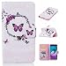 Produktbild Roreikes Schutzhülle für Samsung Galaxy J3 ( 2015) und Samsung Galaxy J3 ( 2016) ‘5.0’ Zoll, Hülle Muster Blume Strap Lanyard Wallet Cover Tasche Bunte Retro PU Leder Flip Case Handytasche Muster Schutz Hüllen im Bookstyle Handyhülle Ledertasche mit Stand Funktion Kartenfächer Magnetverschluss Magnet Etui Schale Schutzhüllen für Samsung Galaxy J3 ( 2015) und Samsung Galaxy J3 ( 2016) ‘5.0’ Zoll