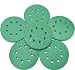 Produktbild 125 mm green Exzenter Schleifscheiben , passend für Bosch DIY PEX 220 A Sortiment SET 5 Scheiben P800 P600 P400 P320 P240 , green Film