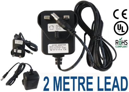 Adaptors4U Casio CTK-450 Keyboard 9V Adaptor Power Supply 2M lead