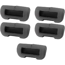 Support Silicone Pour Boucle Ceinture Voiture - Lot De 2 - Noir