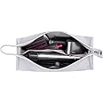 BUBM Travel Storage Bag Compatible with Dyson Airwrap Styler, Portable Travel Organizer for Airwrap Styler and Attachments,Silver