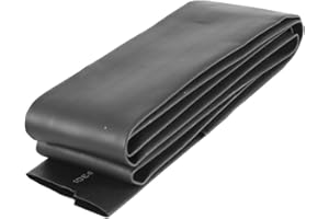 UXCELL sourcing map Tube Thermorétractable 1 mètre 30 mm de diamètre 50 mm de largeur plate rapport 2: 1 noir