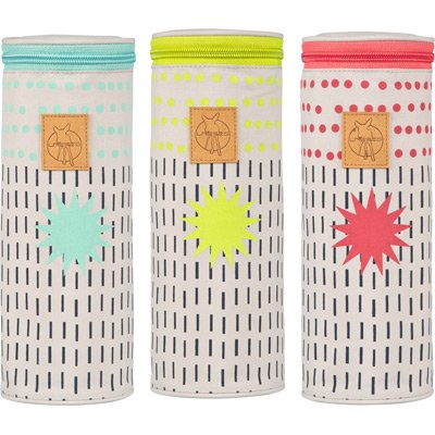 Lässig Casual Bottle Holder Single, Dots and LBHS1177 Strokes