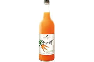 James White Organic Carrot Juice - Vegan - No Added Sugar - Picked and Pressed (Pack of 6 x 750ml)