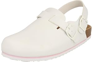 Softrelax 7420990130 Damen Schuhe Clogs Eva Pantoletten Praxis Krankenschwester Weiß