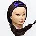 Neverland Beauty 30" Super Long Smooth 100% Synthetic Medium Brown Hair Hairdressing Equipment Styling Head Doll Mannequin Training Head Tools Braiding Cutting Student Practice Model with Clamp #33 UK Stock