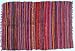 Produktbild Guru-Shop Leichter Flickenteppich, Flickendecke 100x160 cm, Rot-bunt, Baumwolle, Farbe: Rot-bunt, Teppiche, Bodenmatten
