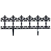 abnturk Y&uuml;ksek Kalite Bah&ccedil;e &Ccedil;iti Dekoratif Bah&ccedil;e &Ccedil;iti 4 Adet 85 Cm B&uuml;y&uuml;k Boy Siyah Renk, prn194423102025