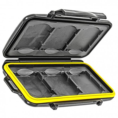 Speicherkarten- Aufbewahrungs Etui Box fuer 6x CF-Karten