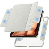 UnDePlus iPad Pro 12.9 6/5/4/3.Nesil ile uyumlu Kılıf &Ccedil;ift Magnetik Kapak Arka Sert Multi SkinPro Case