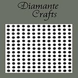 169 x 4mm Black Diamante Vajazzle Rhinestone Body Gems - created exclusively for Diamante Crafts