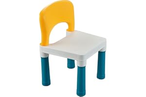 AptoFun Plastic Children's Chair Maximum Load 100 kg, 27 D x 29 W x 43 H cm for Indoor and Outdoor Use, Durable and Lightweight