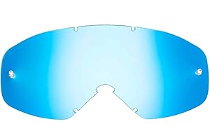 SeeCle 416188 lentilles de rechange pour masques bleu miroir effet miroir compatible pour masque Oakley 02 Mx