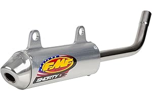 FMF Endschalldämpfer PowerCore 2 Shorty Silber Gr. Edelstahl/Aluminium/Edelstahl