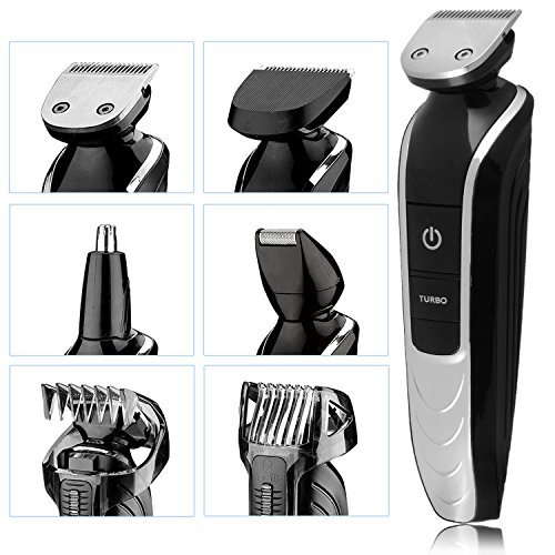 OFTEN 5-in-1 Rechargeable Electric Shaver Grooming kit with Trimmer Hair Clipper Beard Nose Trimmer