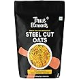 True Elements Steel Cut Oats 1kg - Steel Cut Oats for Weight Management | Sugar Free Oats | Healthy Breakfast | 100% Wholegrain | Diabetic Friendly Oats | Breakfast Cereal
