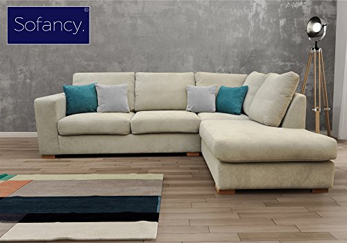 Melody - Corner Sofa - Amazing Design (Cream, Right Hand Corner)