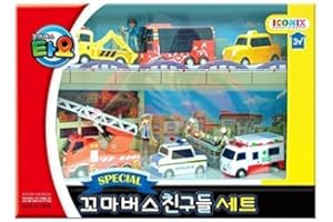 new Little Bus TAYO FRIENDS Special Mini 6 Pcs Toy Set (Citu + Alice + Nuri + Pat + Toto + Frank) by ICONIX