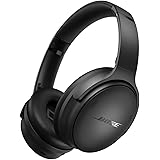 Bose QuietComfort Słuchawki bezprzewodowe z redukcją szumów, słuchawki nauszne Bluetooth z 24-godzinną pracą baterii, Czarny