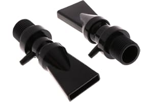 WOWOWO Aquarium Pompe en Plastique Bec de Canard buse Sortie d'eau Tuyau de Retour raccord de plomberie