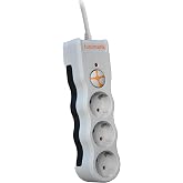 TUNCMATIK TSK19009 POWERSURGE 3-SURGE PROTECTION PLUG-1050 JOULE-WITH CABLE WHITE