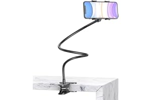 Soporte para Móvil BESTEK Soporte para Teléfono Móvil Ajustable detro de 7cm de Ancho con Pinza y Brazo Soporte para Smartphones