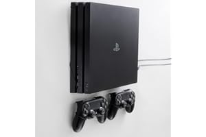 PS4 Pro Wall Mounts by Floating Grip - Bundle (148-151B-BU)