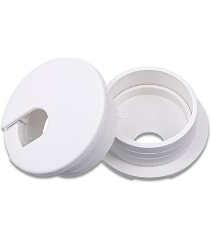 Bureaukabelgat, bureaudoorvoerkabel kabel 20 stuks flexibele siliconen kabeldoorvoertules rubberen doorvoertules voor tafel desktop gat cover tv-console en meubels gatafdekking (kleur: wit, maat: 20 Bureaukabelgat, bureaudoorvoerkabel kabel 20 stuks flexibele siliconen kabeldoorvoertules rubberen doorvoertules voor tafel desktop gat cover tv-console en meubels gatafdekking (kleur: wit, maat: 20