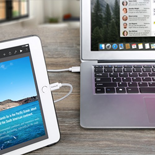[Apple MFi zertifiziert] Inateck Lightning kabel für iPhone, iPad, iPod, Apple USB Ladegerät Kabel fürs Laden und Synchronisieren, 1,2m – weiß - 7
