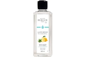 MAISON BERGER Lampe Berger 115056, Fragranza freschezza rinvigorente, verbena al limone, 500 ml