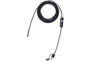 3-i-1 USB typ C endoskopisk kamera vattentät IP67 med ljus, 5 m lång