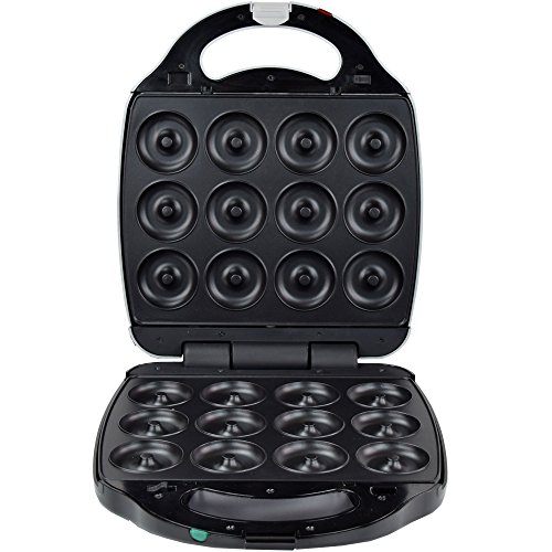 Syntrox Germany XXL Donutmaker Chef Maker mit herausnehmbaren und spülmaschinen geeigneten Wechselplatten - 3