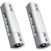 2 ADET Y&uuml;ksek Kalite 90mm &Ccedil;ELİK Menteşe Beyaz- kOLAY mONTAJ (%100 &Ccedil;elik Menteşe - 3 Par&ccedil;a ve Pimlidir)