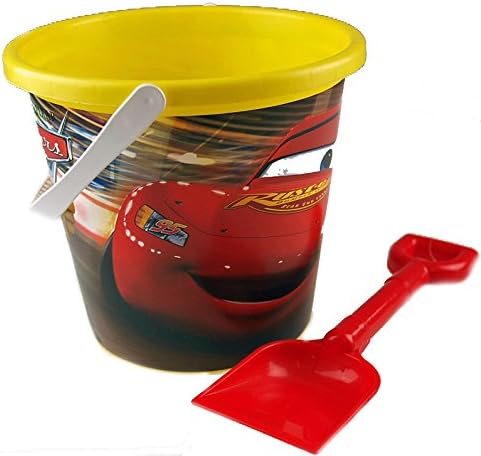 Disney Cars Lightening Mc Queen Large Bucket And Spade - Summer Toy Set