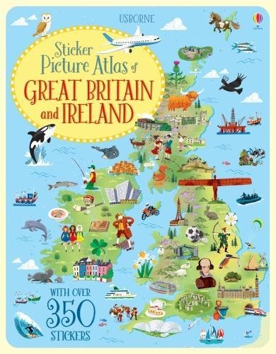 Preisvergleich Produktbild Sticker Picture Atlas of Great Britain and Ireland (Sticker Books)