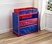 Delta Children Multi-Bin Toy Organizer (Blue/Red)