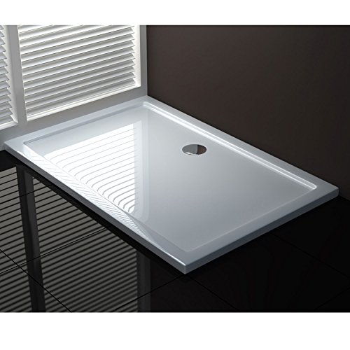 Receveur de douche 80x120x4 rectangle acrylique mod. UltraFlat
