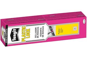 Tangit Plasticlock, sellador de roscas de tuberías de plástico/plástico o plástico/metal, sellador de plástico fija roscas para uniones estancas, 1 x 100 ml