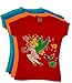 12 Colours - Larky Printed T shirt for girls - Pack of 4 RS.489.00