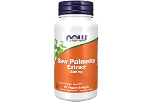 HEALTHING Now Foods, Saw Palmetto Extract (Extrait de Palmier Nain), 320mg, avec Huile de Pépins de Courge, 90 Capsules végétaliennes, Sans Soja, Sans Gluten, Sans OGM