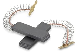 DL-pro Szczotki węglowe dla Bosch Siemens 616505 00616505 Złącze 4,8mmAMP Szczotki węglowe do silnika Szczotki węglowe do pralki