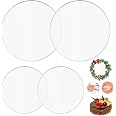 Set 11 Pezzi Dischi Per Torte In Acrilico - Piatti Per Torte 15/20/25 Cm, Tasselli E Raschietti Per Crema Al Burro, Per Pasticceria E Matrimoni