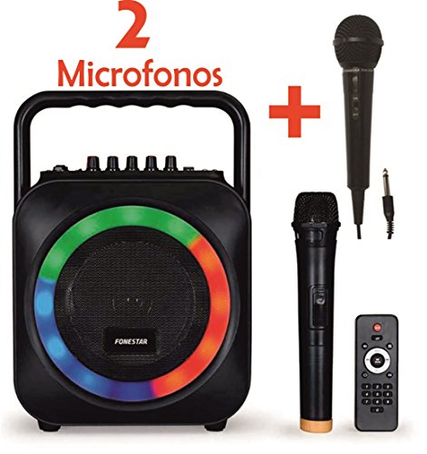 KARAOKE PORTATIL CON MICROFONO USB/SD/MP3 BOX-35LE CON 1 MICROFONO INA