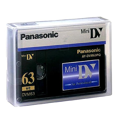 Preisvergleich Produktbild Panasonic 5-Pack Professional Mini DV Videocassette - 63 Min (AY-DVM63PQ)