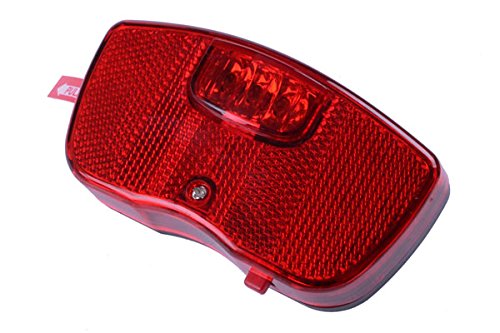 LED Fahrrad-Rücklicht/Reflektor,Batterie-Rücklicht f. Gepäckträger