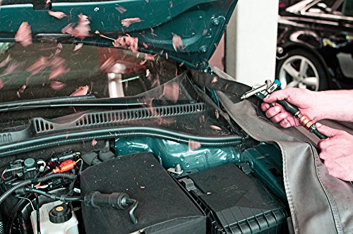 HAZET 2-Wege Ausblaspistole (Luftanschluss an Kopf oder Griff, mit stufenlosem Druckregulator, austauschbare Düsen, robustes Aluminiumgehäuse) 9040-4 - 5